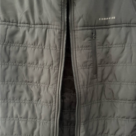 Reversible Black Puffer Vest by [Fishhippie] - Picture 3 of 5